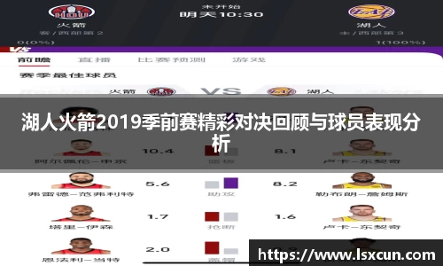 湖人火箭2019季前赛精彩对决回顾与球员表现分析